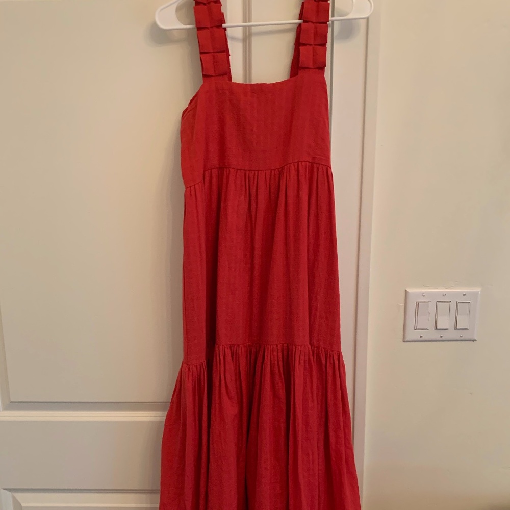 Mirth Red Maxi Dress Caftan
